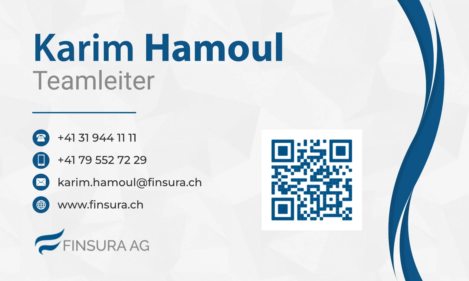 Visitenkarte – Karim Hamoul – Originalbild 1