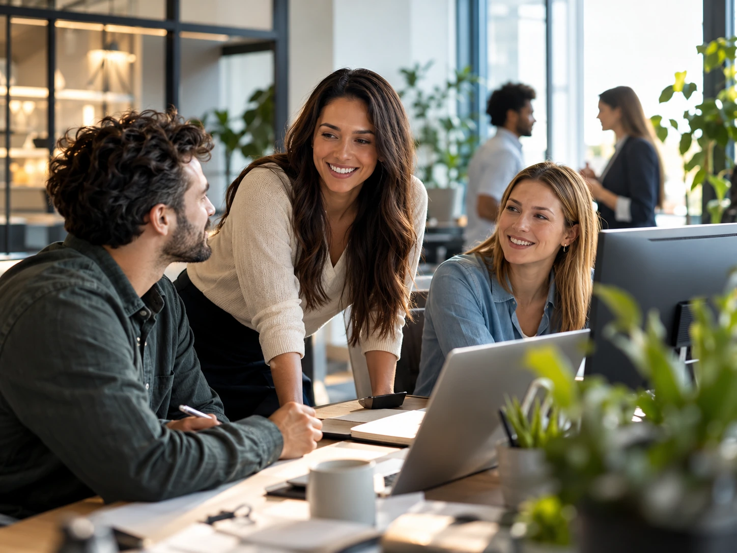 Büro & Administration – illustrative Branchenszene